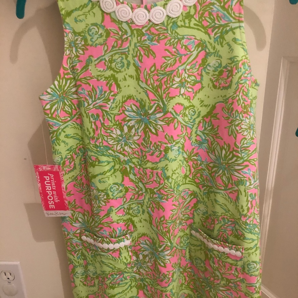 NWT Lilly Pulitzer dress with mini slits and bows